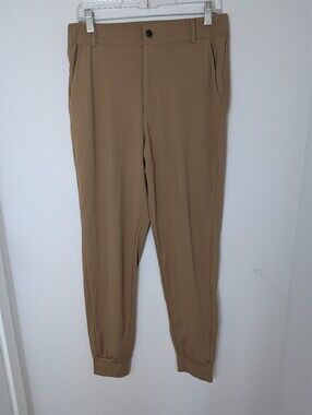 New Soothfeel Athletics Stretch Ankle Joggers Women's Pants Brown Sz M Comfort
